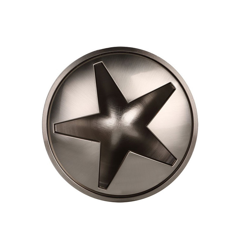 New and creative five-pointed star shape ashtray alloy metal material sturdy and durable ashtray metal ashtray